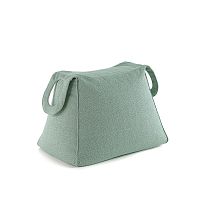 Contemporary pouf SHOPPERfabricother shapeswith removable cover