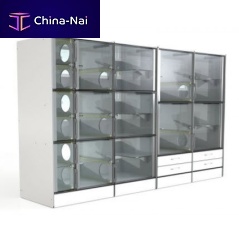 Cat veterinary cage Sealwise WCBmodularstainless steel