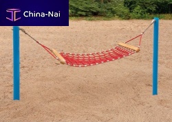 Hammock with spreader bar AMACA NIDO for playground