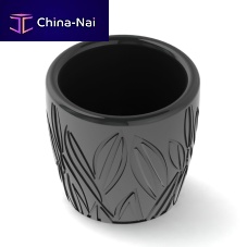 Steel planter TULIPEroundcontemporarycommercial