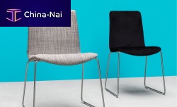 Contemporary chair LINAR indoorfabricstacking