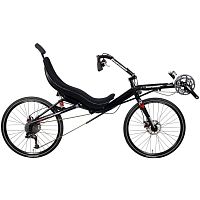 Crank-propelled recumbent bicycle Goal 26x - OSS/USSadultaluminumblack