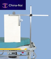 Operating table-mounted radiography cassette holder N713