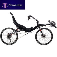 Crank-propelled recumbent bicycle Goal 26x - OSS/USSadultaluminumblack