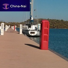 Fire pedestal SMARTwith built-in lightfor docks