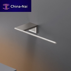 1-bar towel rack DET109wall-mountedstainless steelsatin