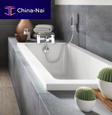 Acrylic bathtub YORK: BASQYOR177white