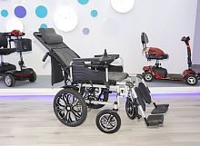 Electric wheelchair BWHE1301A08outdoorindoorwith headrest