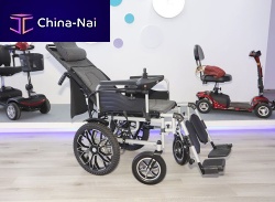 Electric wheelchair BWHE1301A08outdoorindoorwith headrest