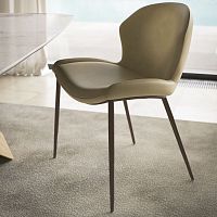 Contemporary chair RACHELindoorfabricleather