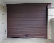Sectional garage door STUCCOpainted steelautomaticmanual