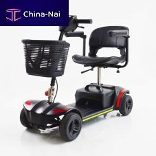Electric mobility scooter VIRGO-D4-wheelwith basket