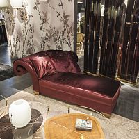 Traditional chaise longue NEW VERSAILLESfabricpolyurethanewooden