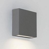 Contemporary wall light ELIS SINGLE 7203outdoorsteelsquare