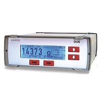 Digital ohmmeter D06bench-topwith integrated temperature compensation