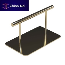 Original design footrest OROPUROmetalfor beauty saloncontract