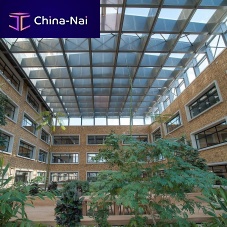 Fixed glass roof ATRIUMsteel framealuminum frametransparent