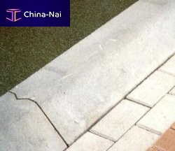 Sidewalk edge concretebus platformlinear