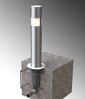 Public space bollard light SSLA / LBPA / SSLS contemporarystainless steelLED