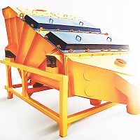 Process screening machine vibratingfor bulk materials