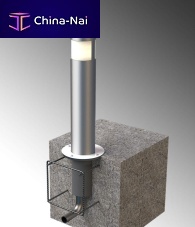 Public space bollard light SSLA / LBPA / SSLS contemporarystainless steelLED