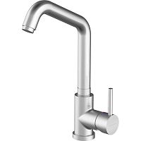 Countertop mixer tap Select Twostainless steelkitchen1-hole