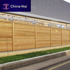Airport fence JAKOUSTIC® CLASS 3timbernoise barrierpanel