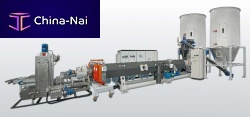 Plastics recycling extrusion line 37D-FTTCfor PPfor PEfor stretch film