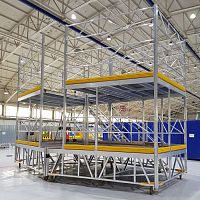 Tail docking system Hawker King Air Modular Tail Docking Systemfuselageenginemovable