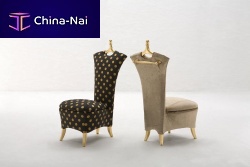 New Baroque design chair ANCELLAindoorfabricupholstered