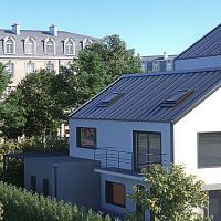Steel roofing MAUKA® LINE Tmetal lookstanding seamribbed