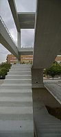 Straight staircase quarter-turnconcrete stepconcrete frame