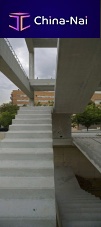 Straight staircase quarter-turnconcrete stepconcrete frame