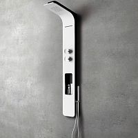 Thermostatic shower column GLAMwith hand shower