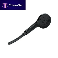 Round hand shower 950.33.E076 blackwith filter
