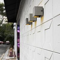 Contemporary wall light Voutdooracrylicconcrete