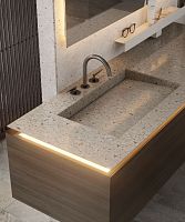 Double vanity top TECNO marbleporcelain stonewarecustom