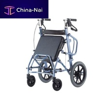 4-wheel rollator with seatwith armrests