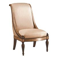 Empire style fireside chair CF148fabricwooden