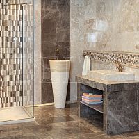 Bathroom tile CAPPUCCINO DLT 418floorwallmarble