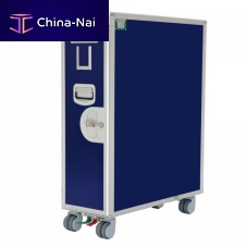 Full-size aircraft meal trolley ALUFLITE with built-in electronic lock