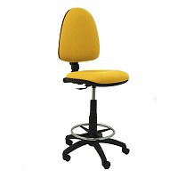 Contemporary stool ALARCNfabricmetal basecentral base