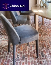 Contemporary chair CLEMENCE indoorfabricleather
