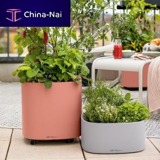 Plastic planter PILAsquaremodularwheeled