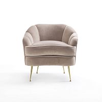 Contemporary armchair MILANO : CAMELIA CAM 01Afabricwith removable cover