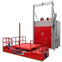 Truck-in oven E.V.E.-1dryingcuringpolymerization