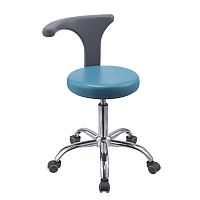 Dental stool GD-DTS02height-adjustablewith backreston casters