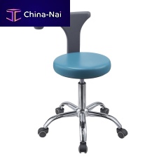 Dental stool GD-DTS02height-adjustablewith backreston casters