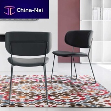 Contemporary chair CLAIREindoorfabricleather