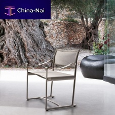 Contemporary chair Mirtooutdoorfabriccast aluminum base